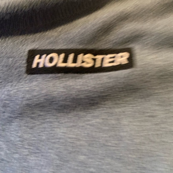 Hollister Women’s Slate Blue Waffle Ling Sleeve Knit Top Size Large - Picture 5 of 6